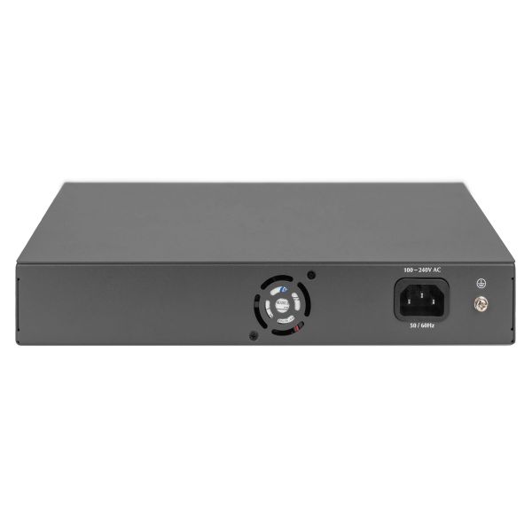 Digitus DN-95355 netwerk-switch Unmanaged Gigabit Ethernet (10/100/1000) Power over Ethernet (PoE) 1U Zwart (DN-95355)