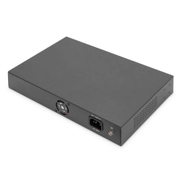 Digitus DN-95358 netwerk-switch Unmanaged Gigabit Ethernet (10/100/1000) 1U Zwart (DN-95358)