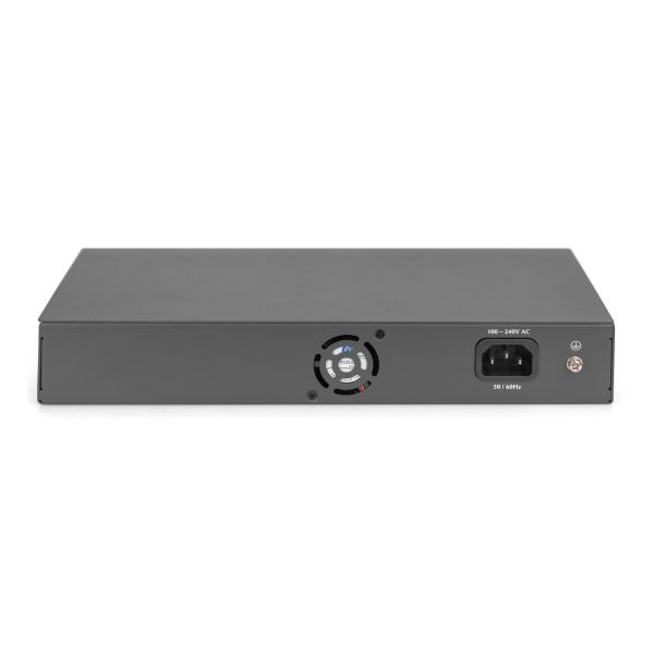 Digitus DN-95358 netwerk-switch Unmanaged Gigabit Ethernet (10/100/1000) 1U Zwart (DN-95358)