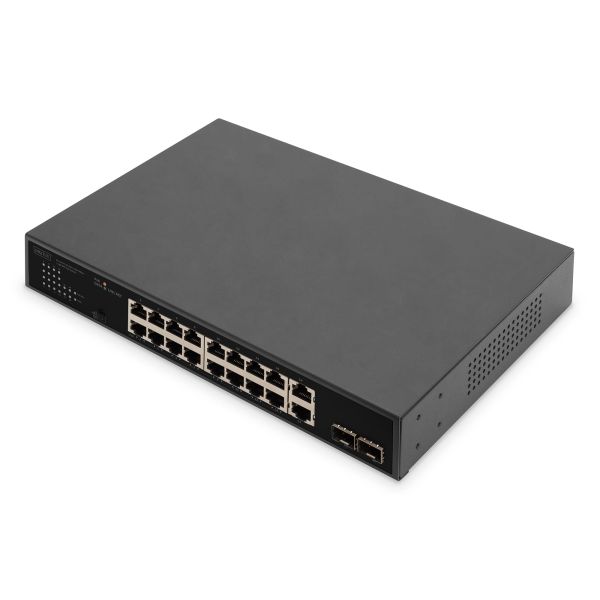 Digitus DN-95358 netwerk-switch Unmanaged Gigabit Ethernet (10/100/1000) 1U Zwart (DN-95358)