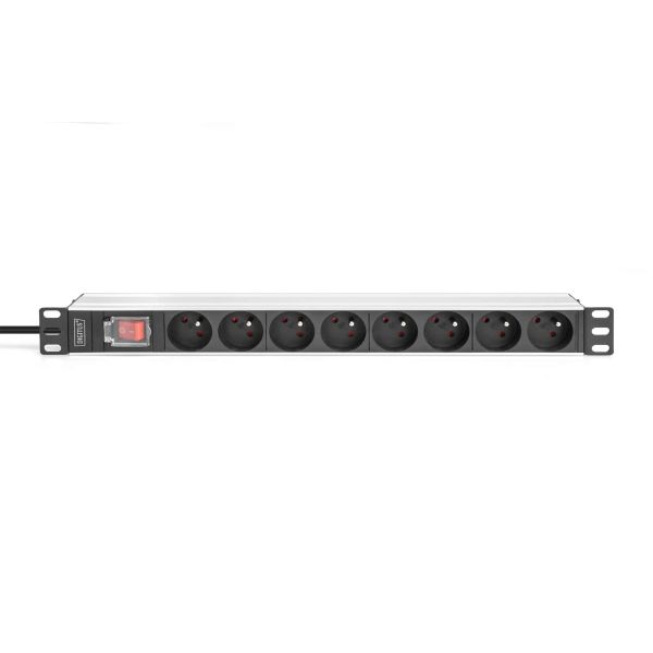 Digitus DN-95402-1-FR energiedistributie 8 AC-uitgang(en) 1U (DN-95402-1-FR)