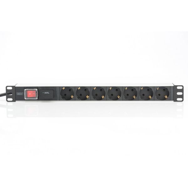 Digitus DN-95407 PDU 1U 7-voudig met Overspanningsbeveiliging (DN-95407)