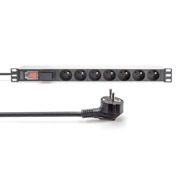 Digitus DN-95407-FR energiedistributie 7 AC-uitgang(en) 1U (DN-95407-FR)