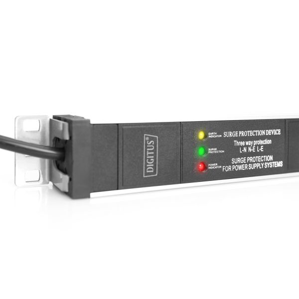 Digitus DN-95412 energiedistributie 7 AC-uitgang(en) 0U Zwart, Zilver (DN-95412)