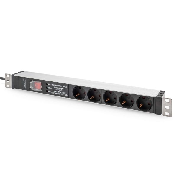 Digitus DN-95433 energiedistributie 5 AC-uitgang(en) 1U (DN-95433)