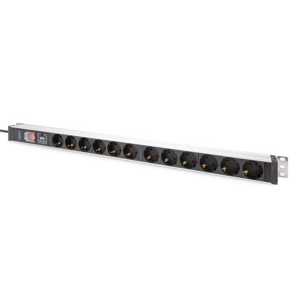 Digitus DN-95435 energiedistributie 12 AC-uitgang(en) 1U (DN-95435)