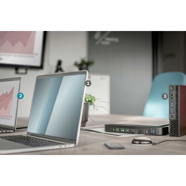Digitus DS-12890 KVM-switch Zwart (DS-12890)