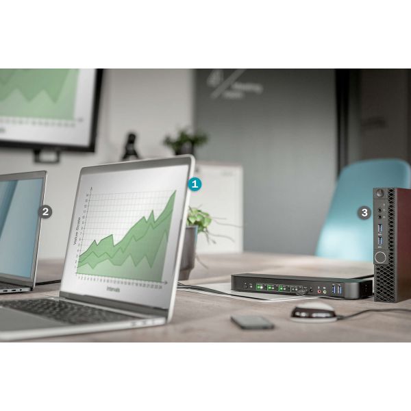 Digitus DS-12890 KVM-switch Zwart (DS-12890)