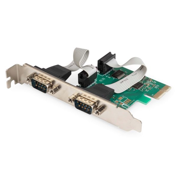 Digitus 2 x DB9 M interfacekaart/-adapter Intern Serie (DS-30000-1) Digitus 2 x DB9 M interfacekaart/-adapter Intern Serie (DS-30000-1)