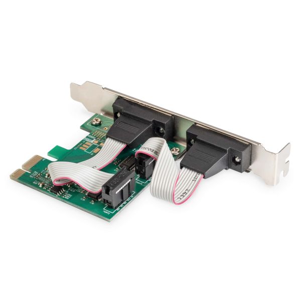 Digitus 2 x DB9 M interfacekaart/-adapter Intern Serie (DS-30000-1)