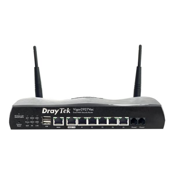 DrayTek Vigor 2927Vac  WLAN-AC SecureRouter DUAL-WAN retail (V2927VAC-DE-AT-CH)