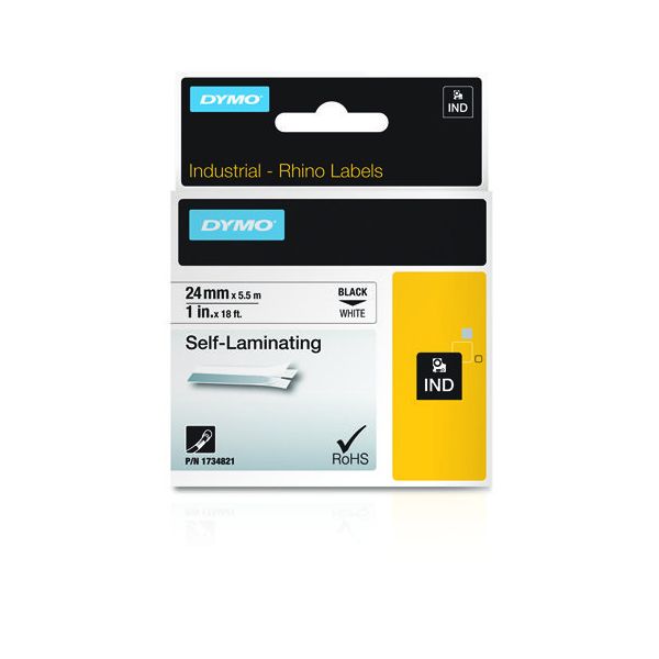 DYMO 24mm RHINO Self-Laminating Vinyl tape printerlint (1734821)