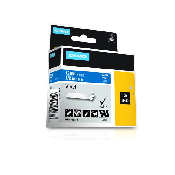 DYMO 1805243 labelprinter-tape Wit op blauw (1805243)