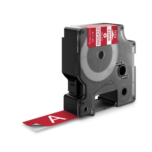 DYMO 1805422 labelprinter-tape Wit op rood (1805422)