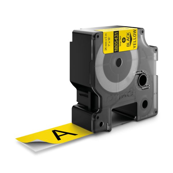 DYMO 1805431 labelprinter-tape Zwart op geel (1805431)
