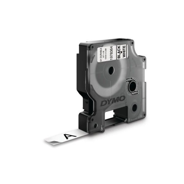 DYMO D1 -Durable Labels - Black on White - 12mm x 5.5m (1978364)