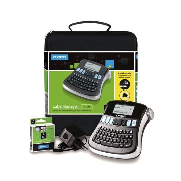 DYMO LabelManager 210D+ im praktischen Koffer QWERTY (2094492) (2094492)