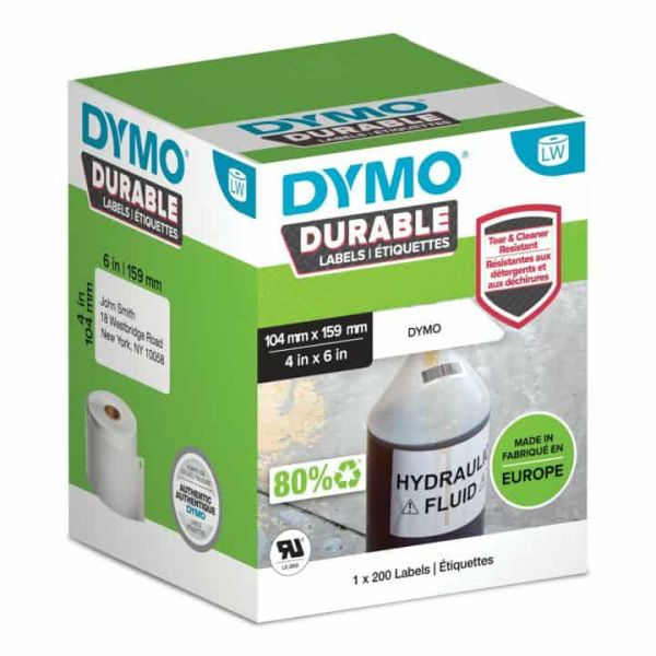 DYMO Durable Wit Zelfklevend printerlabel (2112287) DYMO Durable Wit Zelfklevend printerlabel (2112287)