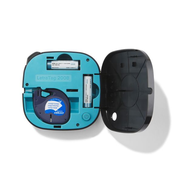 DYMO LetraTag 200B labelprinter met bluetooth | Compacte labelmaker | Verbinding via draadloze bluetoothtechnologie met iOS en Android | Inclusief 1 witte papieren etikette