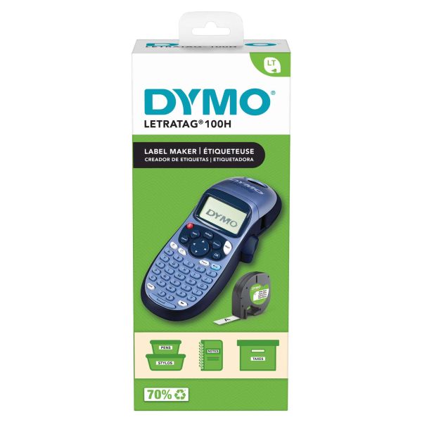 DYMO LetraTag LT-100H Labelprinter | Labelmaker met ABC-toetsenbord voor thuis en op kantoor (2174576)