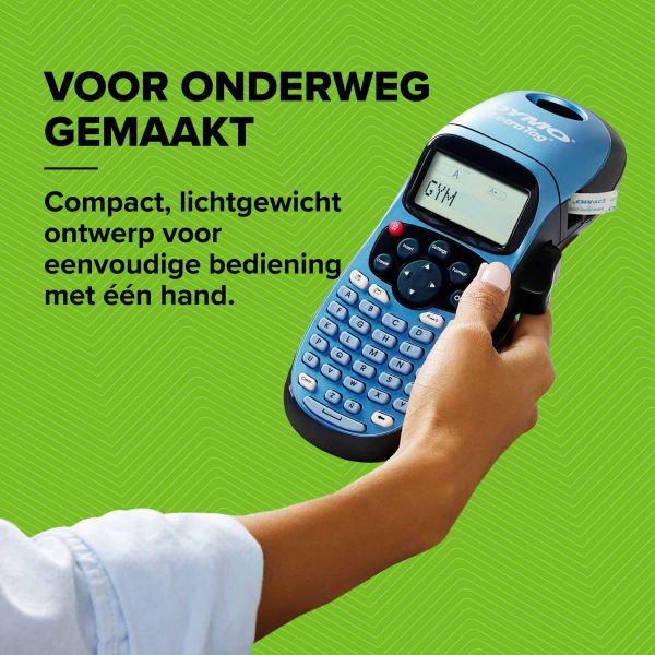 DYMO LetraTag LT-100H Labelprinter | Labelmaker met ABC-toetsenbord voor thuis en op kantoor (2174576)