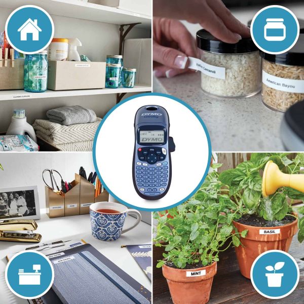 DYMO LetraTag LT-100H Labelprinter | Labelmaker met ABC-toetsenbord voor thuis en op kantoor (2174576)