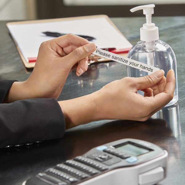DYMO LabelManager 160-labelmaker | Draagbare labelprinter met QWERTY-toetsenbord | Inclusief zwart-wit D1-etiketten (12 mm) | Voor thuis en op kantoor