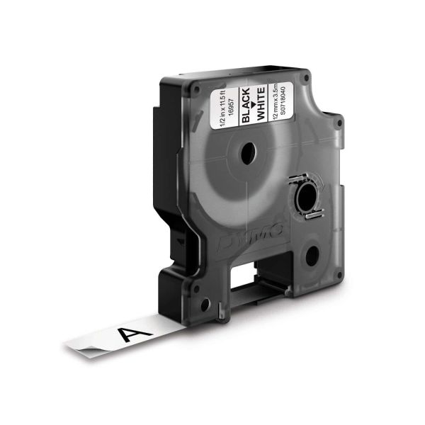 DYMO D1 -Durable Labels - Black on White - 12mm x 5.5m (S0718050) DYMO D1 -Durable Labels - Black on White - 12mm x 5.5m (S0718050)