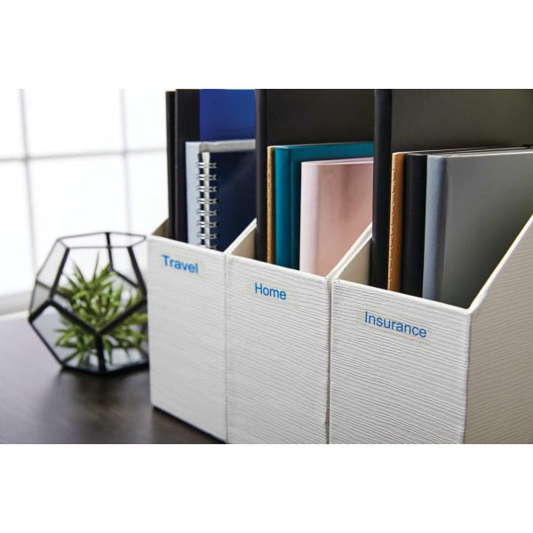 DYMO D1 -Standard Labels - Blue on Transparent - 12mm x 7m (S0720510)