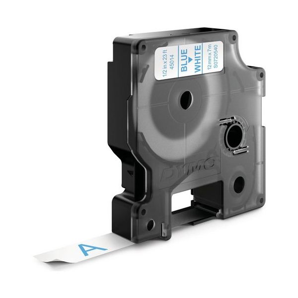 DYMO D1 -Standard Labels - Blue on Transparent - 12mm x 7m (S0720510) DYMO D1 -Standard Labels - Blue on Transparent - 12mm x 7m (S0720510)