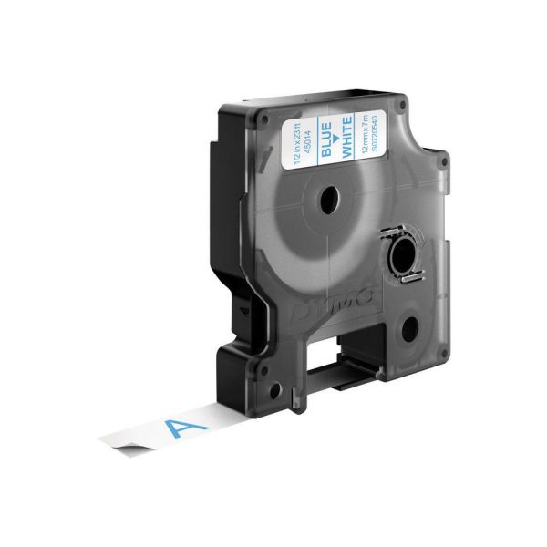DYMO D1 -Standard Labels - Blue on White - 12mm x 7m (S0720540) DYMO D1 -Standard Labels - Blue on White - 12mm x 7m (S0720540)