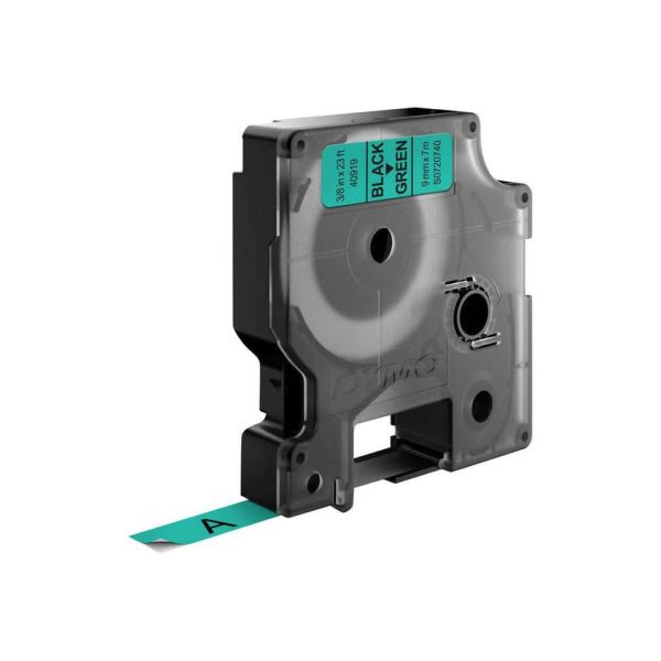 DYMO D1 -Standard Labels - Black on Green - 9mm x 7m (S0720740) DYMO D1 -Standard Labels - Black on Green - 9mm x 7m (S0720740)
