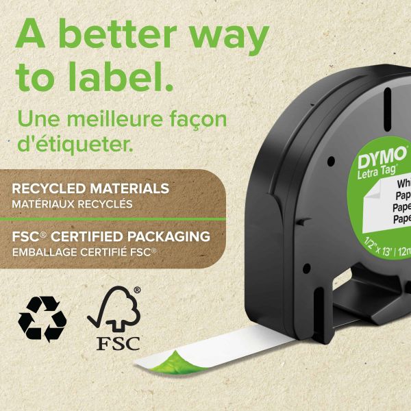 DYMO S0721620 labelprinter-tape Zwart op geel (S0721620)