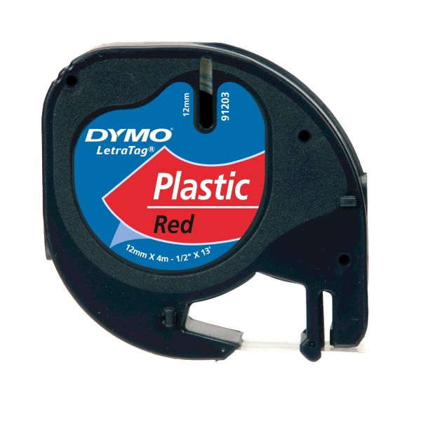 DYMO S0721630 labelprinter-tape Zwart op rood (S0721630) DYMO S0721630 labelprinter-tape Zwart op rood (S0721630)