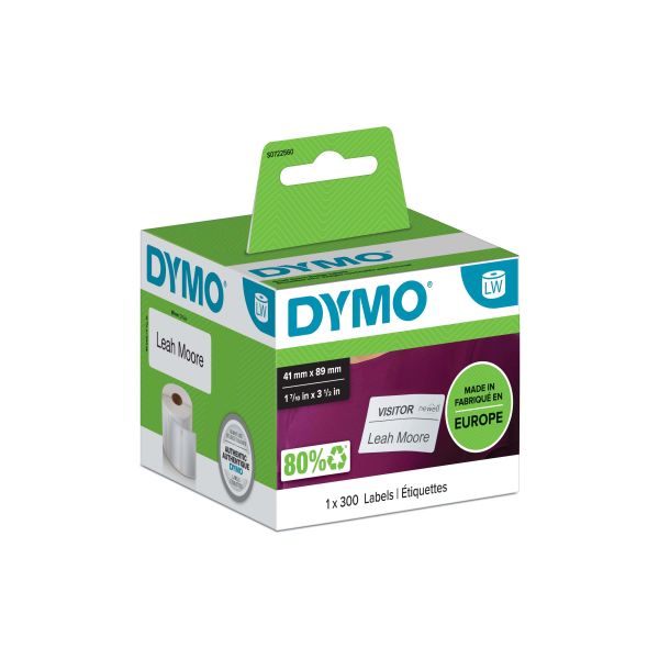 DYMO LW - Klein naambadgelabel - 41 x 89 mm - S0722560 (S0722560)