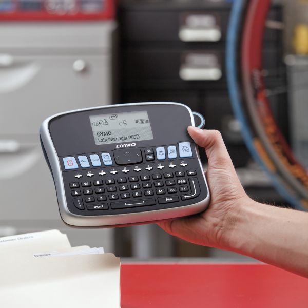 DYMO LabelManager 360D labelprinter Thermo transfer 180 x 180 DPI 12 mm/sec Bedraad D1 QWERTY (S0879490)