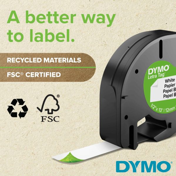 DYMO LetraTag LT-100H + Tape labelprinter 160 x 160 DPI 6,8 mm/sec ABC (S0883990)