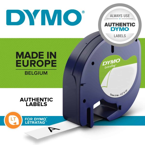 DYMO LetraTag LT-100H + Tape labelprinter 160 x 160 DPI 6,8 mm/sec ABC (S0883990)