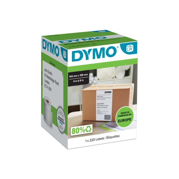DYMO LW - Extra grote verzendetiketten - 104 x 159 mm - S0904980 (S0904980)