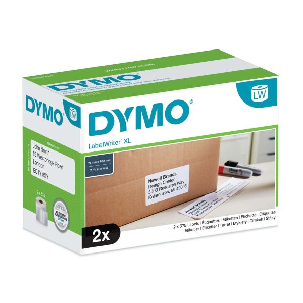 DYMO LW - Grote verzendingslabels voor grote volumes - 102 x 59 mm - S0947420 (S0947420) DYMO LW - Grote verzendingslabels voor grote volumes - 102 x 59 mm - S0947420 (S0947420)
