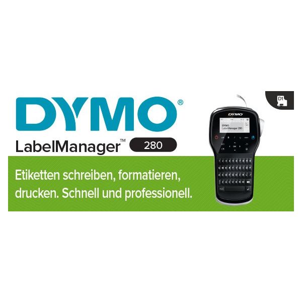 DYMO LabelManager 280 labelprinter Thermo transfer D1 QWERTY (S0968920)