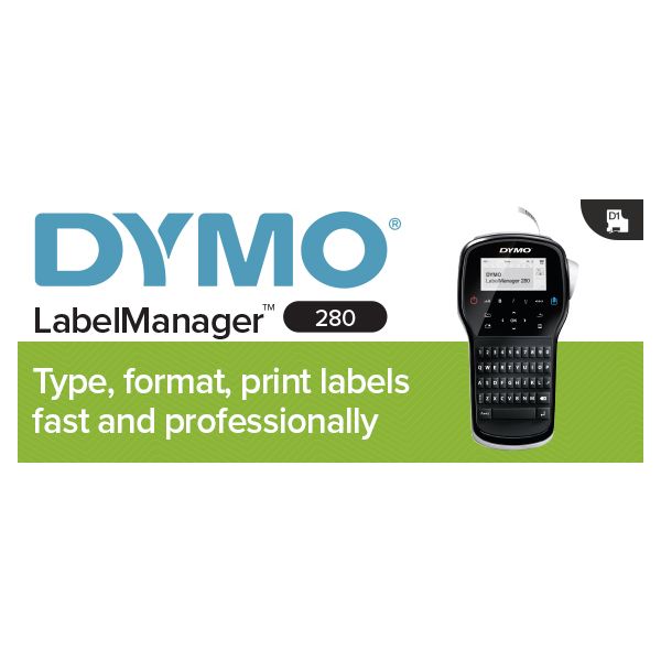 DYMO LabelManager 280 labelprinter Thermo transfer D1 QWERTY (S0968920)