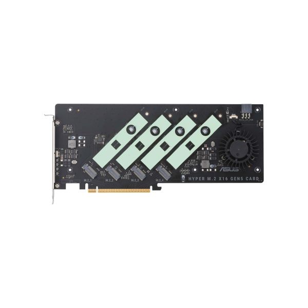 ASUS Hyper M.2 x16 Gen5 Card interfacekaart/-adapter Intern (90MC0CY0-M0EAY0)