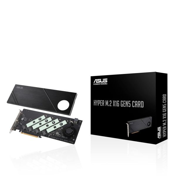 ASUS Hyper M.2 x16 Gen5 Card interfacekaart/-adapter Intern (90MC0CY0-M0EAY0)