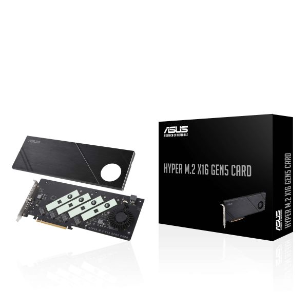 ASUS Hyper M.2 x16 Gen5 Card interfacekaart/-adapter Intern (90MC0CY0-M0EAY0)