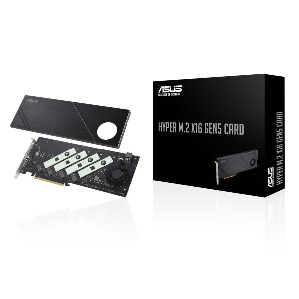 ASUS Hyper M.2 x16 Gen5 Card interfacekaart/-adapter Intern (90MC0CY0-M0EAY0) ASUS Hyper M.2 x16 Gen5 Card interfacekaart/-adapter Intern (90MC0CY0-M0EAY0)
