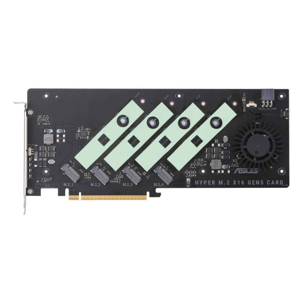 ASUS Hyper M.2 x16 Gen5 Card interfacekaart/-adapter Intern (90MC0CY0-M0EAY0) ASUS Hyper M.2 x16 Gen5 Card interfacekaart/-adapter Intern (90MC0CY0-M0EAY0)
