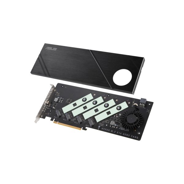 ASUS Hyper M.2 x16 Gen5 Card interfacekaart/-adapter Intern (90MC0CY0-M0EAY0) ASUS Hyper M.2 x16 Gen5 Card interfacekaart/-adapter Intern (90MC0CY0-M0EAY0)