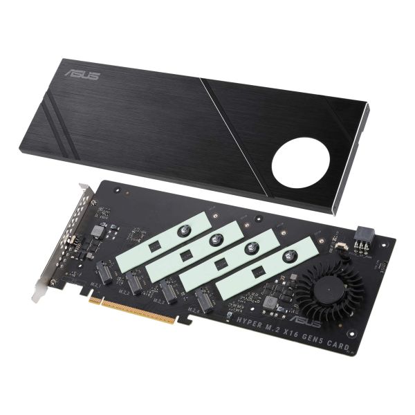 ASUS Hyper M.2 x16 Gen5 Card interfacekaart/-adapter Intern (90MC0CY0-M0EAY0) ASUS Hyper M.2 x16 Gen5 Card interfacekaart/-adapter Intern (90MC0CY0-M0EAY0)