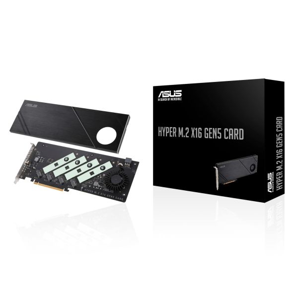 ASUS Hyper M.2 x16 Gen5 Card interfacekaart/-adapter Intern (90MC0CY0-M0EAY0) ASUS Hyper M.2 x16 Gen5 Card interfacekaart/-adapter Intern (90MC0CY0-M0EAY0)